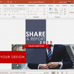 animated share a report powerpoint template