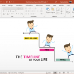 Timeline of your life PowerPoint template