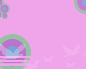 Dove Pigeons Template for PowerPoint