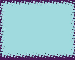 Free Cool Frame PowerPoint Template with Blue and Cyan Background