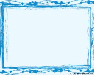 Nice floral frame Powerpoint
