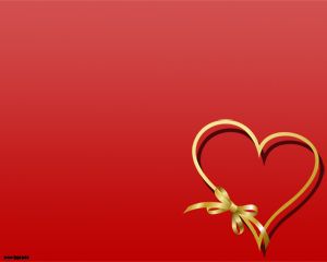 Plantilla PowerPoint de Corazón y Amor Gratis