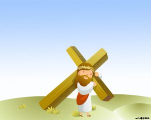 Crucificción de Jesús PPT PPT Template