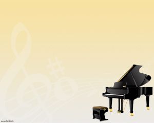 Plantilla PowerPoint Piano