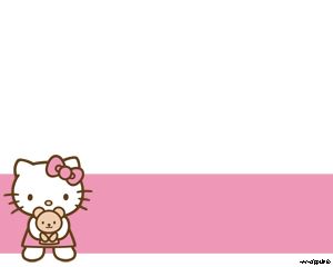 Hello Kitty PPT PPT Template