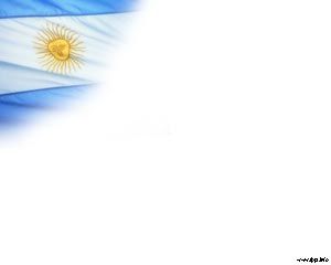 Bandera de Argentina PowerPoint