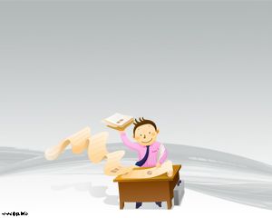 Free worker working in a business report