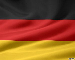 Bandera de Alemania Plantilla PowerPoint