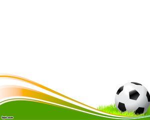 Plantilla PowerPoint de Pelota de Fútbol PPT Template