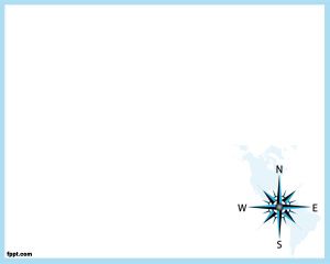 Puntos Cardinales Plantilla PowerPoint