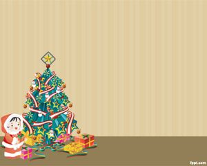 Árbol de Navidad Plantilla PowerPoint PPT Template