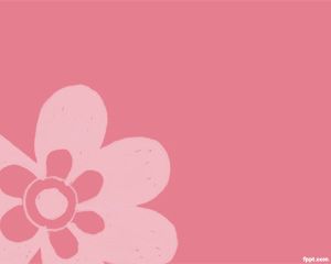 Fondo con Flores para PowerPoint PPT Template