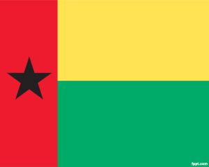 Bandera de Guinea-Bissau PPT PPT Template