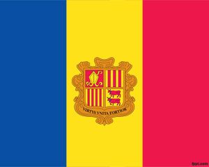 Bandera de Andorra PPT PPT Template