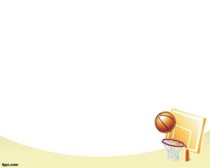 Plantilla PowerPoint Basketball NBA PPT Template