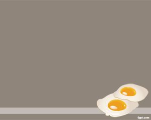 Fried Egg PowerPoint Template PPT Template