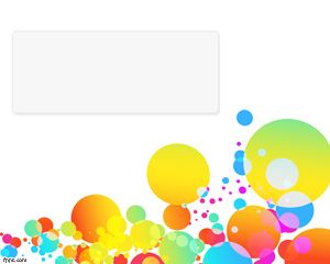 Color Bubbles PowerPoint Template PPT Template