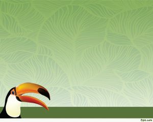 Toucan Bird PowerPoint Template PPT Template