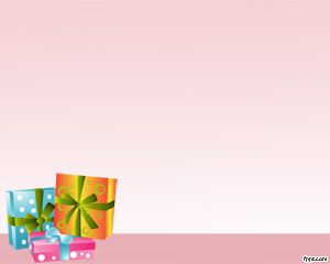 Gift Boxes PowerPoint Template PPT Template