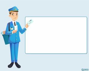 Postman PowerPoint Template PPT Template