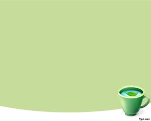 Plantilla PowerPoint de Té Menta Verde