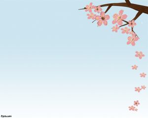 Cherry Blossom PowerPoint Template PPT Template