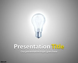 Plantilla PowerPoint de Idea Brillante PPT Template