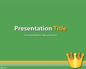 King PowerPoint Template PPT Template