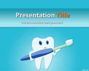 Plantilla PowerPoint de Odontología Estética PPT Template