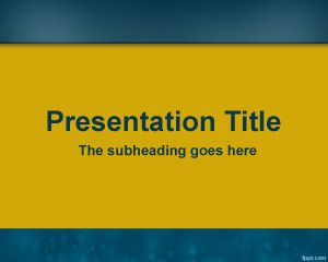 PPT Slide PowerPoint PPT Template