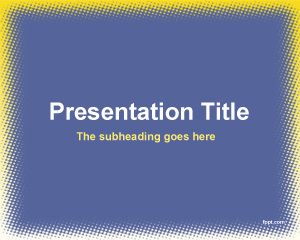 Interview PowerPoint Template PPT Template