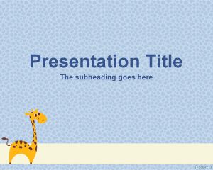 Giraffe PowerPoint Template