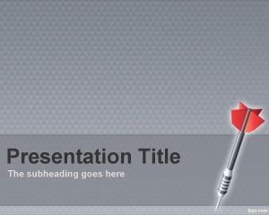 Plantilla PowerPoint de objetivos y metas PPT Template