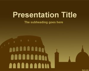 Plantilla PowerPoint de Roma