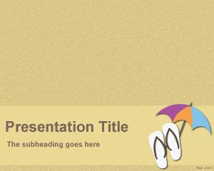 Plantilla PowerPoint de Vacaciones PPT Template