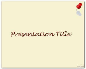 Plantilla PowerPoint de Tachuela