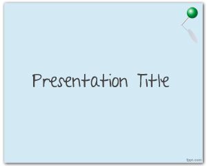 Pushpin PowerPoint Templates PPT Template