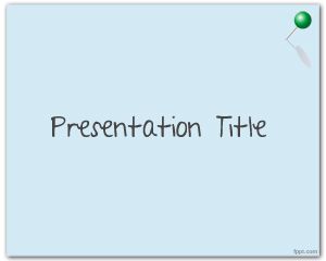 Plantilla PowerPoint con Chinche PPT Template