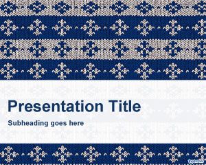 Knitted PowerPoint Template PPT Template