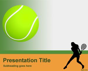 Tennis PowerPoint Template PPT Template