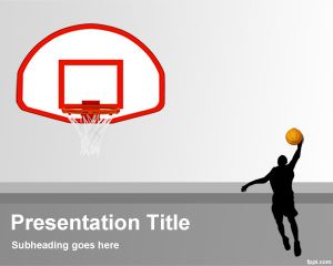 Basketball Background for PowerPoint PPT Template