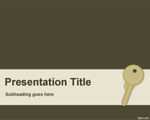 Key PowerPoint Template