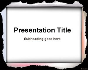 Serious PowerPoint Template PPT Template