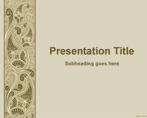 Decorative PowerPoint Template PPT Template