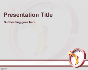 Time Management Training PowerPoint Template PPT Template