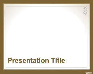 Estilo Formal para PowerPoint PPT Template