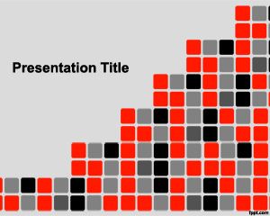 Plantilla PowerPoint con diseño de Pixeles PPT Template