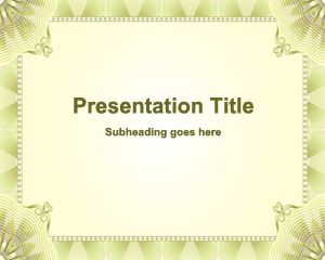 Plantilla de Microsoft PowerPoint Formal PPT Template