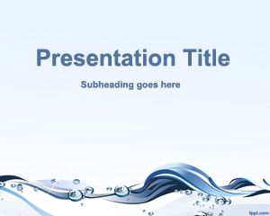 Water Conservation PowerPoint Template PPT Template