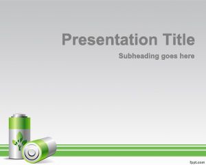 Green Energy PowerPoint Template PPT Template